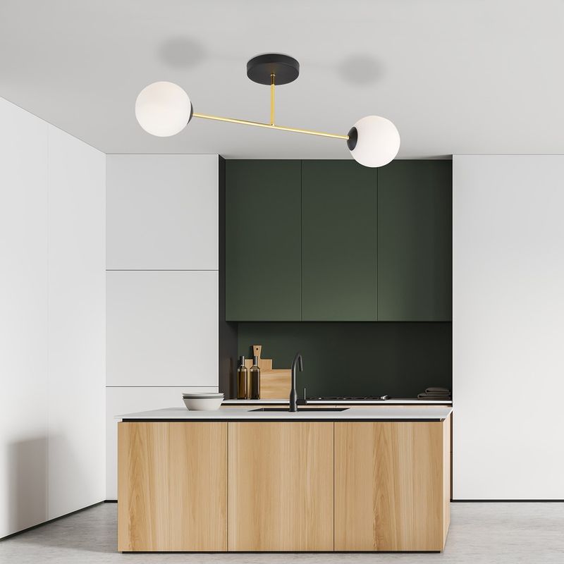 Emibig Lighting Taklampa MAGNUM 2 BL OPAL
