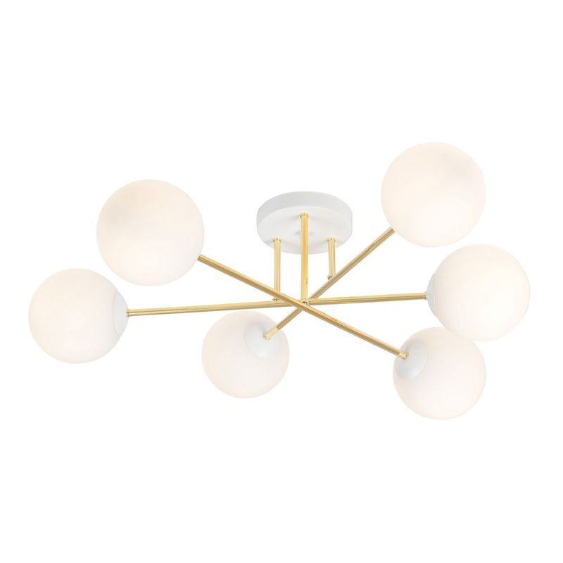 Emibig Lighting Taklampa MAGNUM 6 WH OPAL
