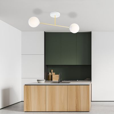 Emibig Lighting Taklampa MAGNUM 2 VIT OPAL