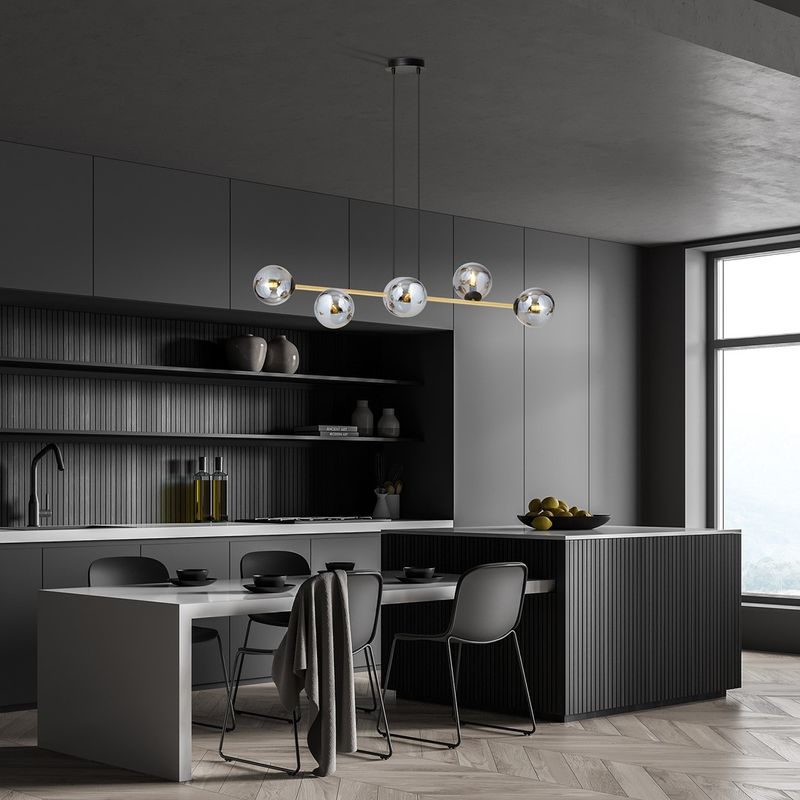 Emibig Lighting Taklampa GRAVITY 6 BL GRAFIT