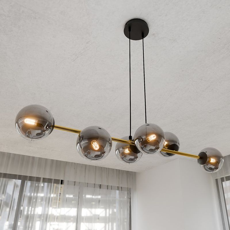 Emibig Lighting Taklampa GRAVITY 6 BL GRAFIT