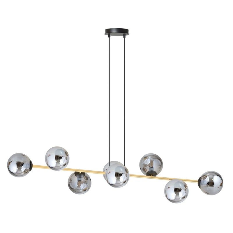 Emibig Lighting Taklampa GRAVITY 8 BL GRAFIT
