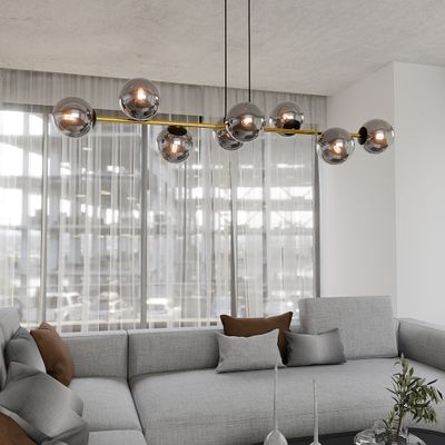 Emibig Lighting Taklampa GRAVITY 8 BL GRAFIT