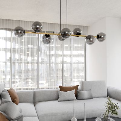 Emibig Lighting Taklampa GRAVITY 8 BL GRAFIT