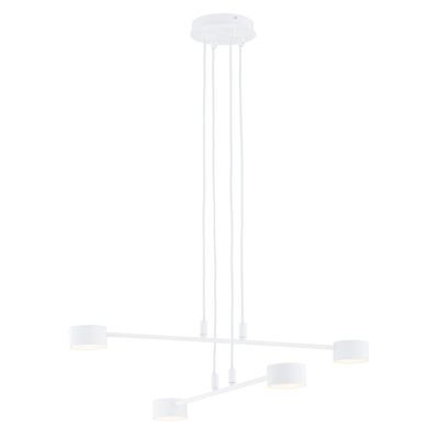 Emibig Lighting Taklampa MODUS 4 VIT