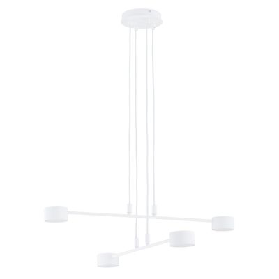 Emibig Lighting Taklampa MODUS 4 VIT