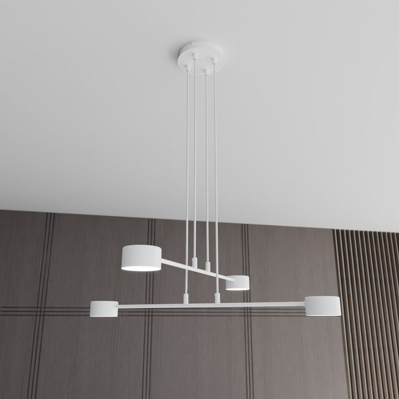 Emibig Lighting Taklampa MODUS 4 VIT