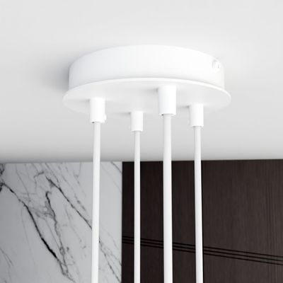 Emibig Lighting Taklampa MODUS 4 VIT