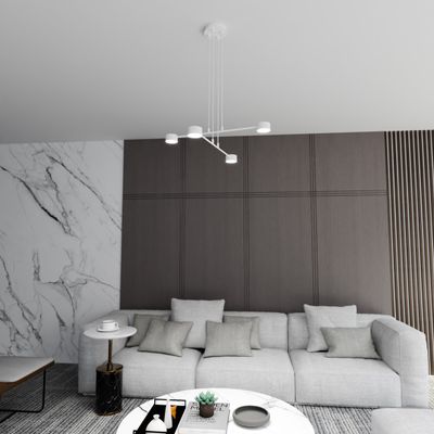 Emibig Lighting Taklampa MODUS 4 VIT