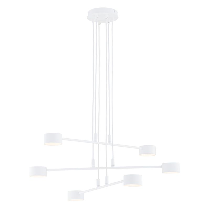 Emibig Lighting Taklampa MODUS 6 VIT