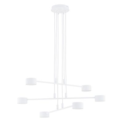 Emibig Lighting Taklampa MODUS 6 VIT
