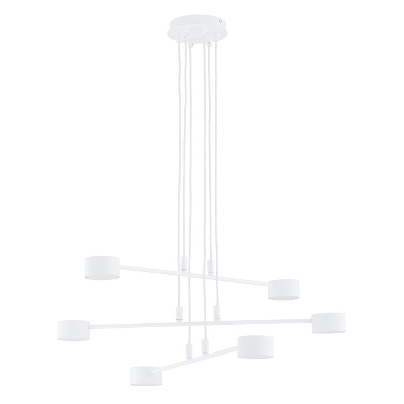 Emibig Lighting Taklampa MODUS 6 VIT