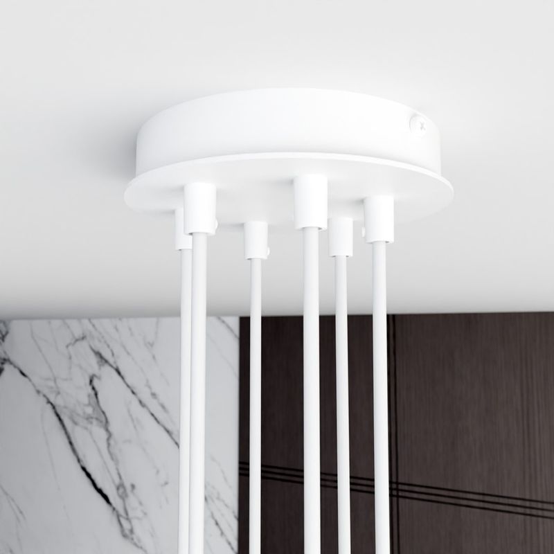 Emibig Lighting Taklampa MODUS 6 VIT