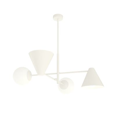 Emibig Lighting Taklampa HERMES 4 VIT
