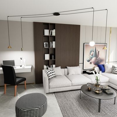Emibig Lighting Taklampa FUJI 4 GULD