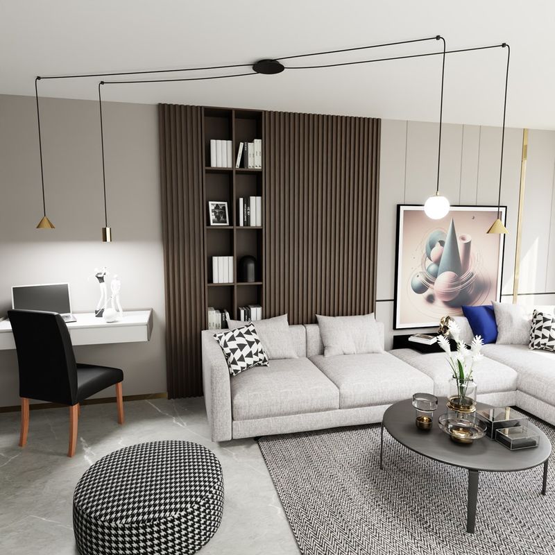 Emibig Lighting Taklampa FUJI 4 GULD