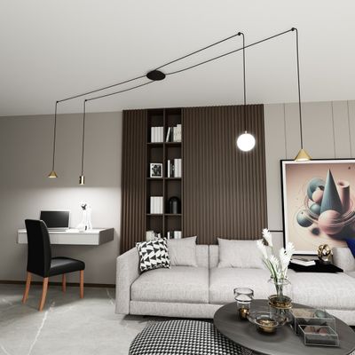 Emibig Lighting Taklampa FUJI 4 GULD