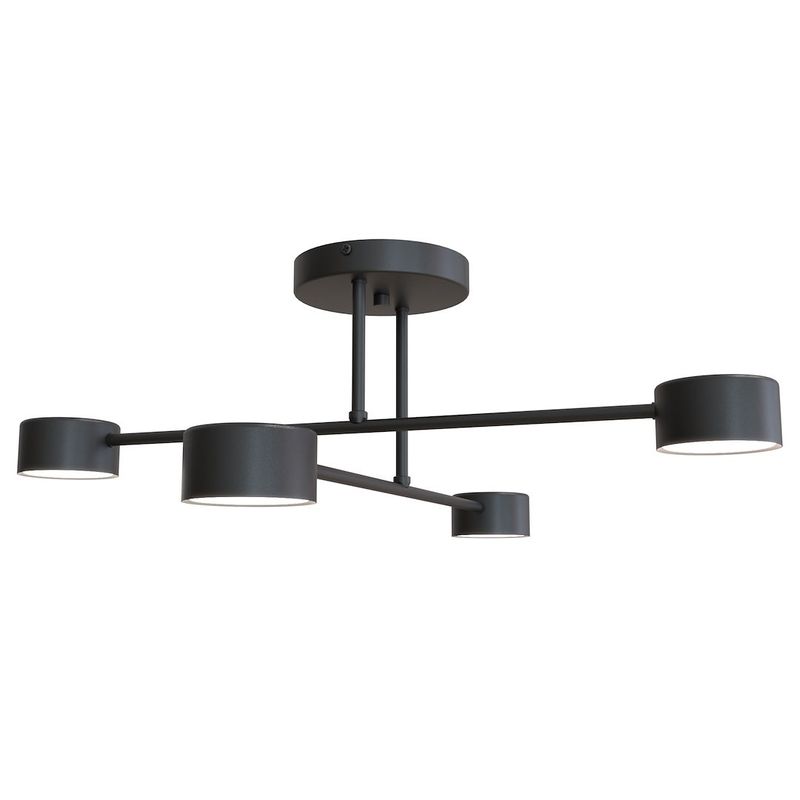 Emibig Lighting Taklampa HALO 4 SVART