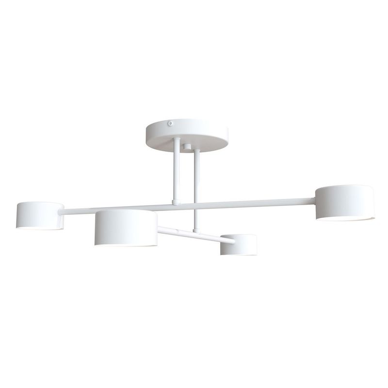 Emibig Lighting Taklampa HALO 4 VIT