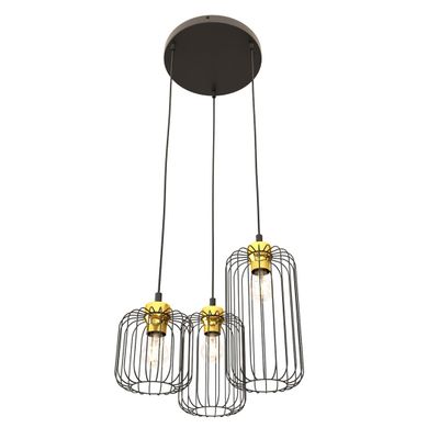 Emibig Lighting VANDER 3PREM BL GULD
