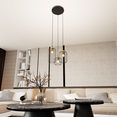 Emibig Lighting VANDER 3PREM BL GULD