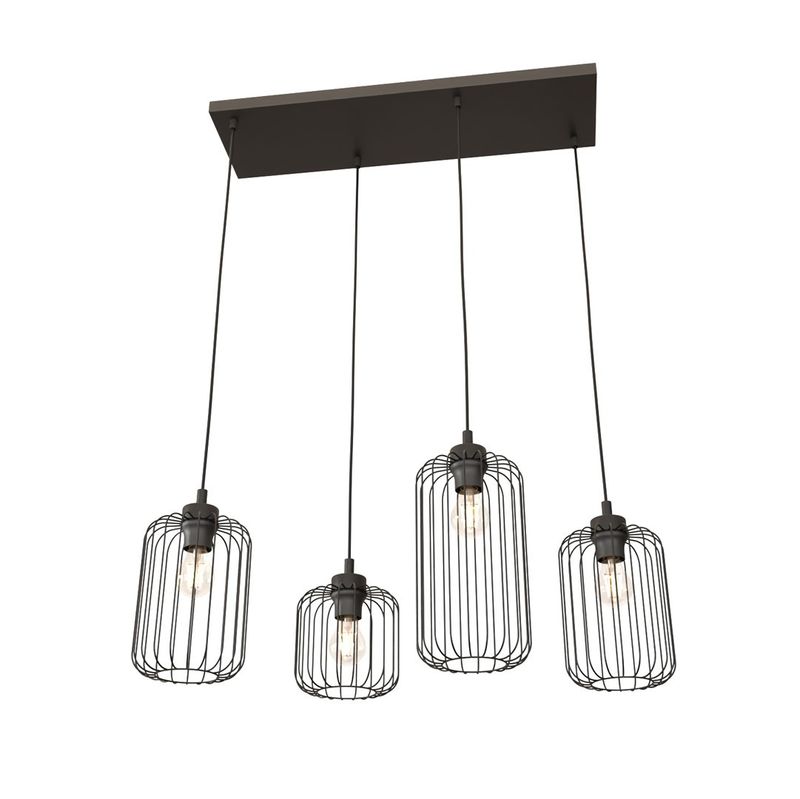 Emibig Lighting Taklampa VANDER 4 BL
