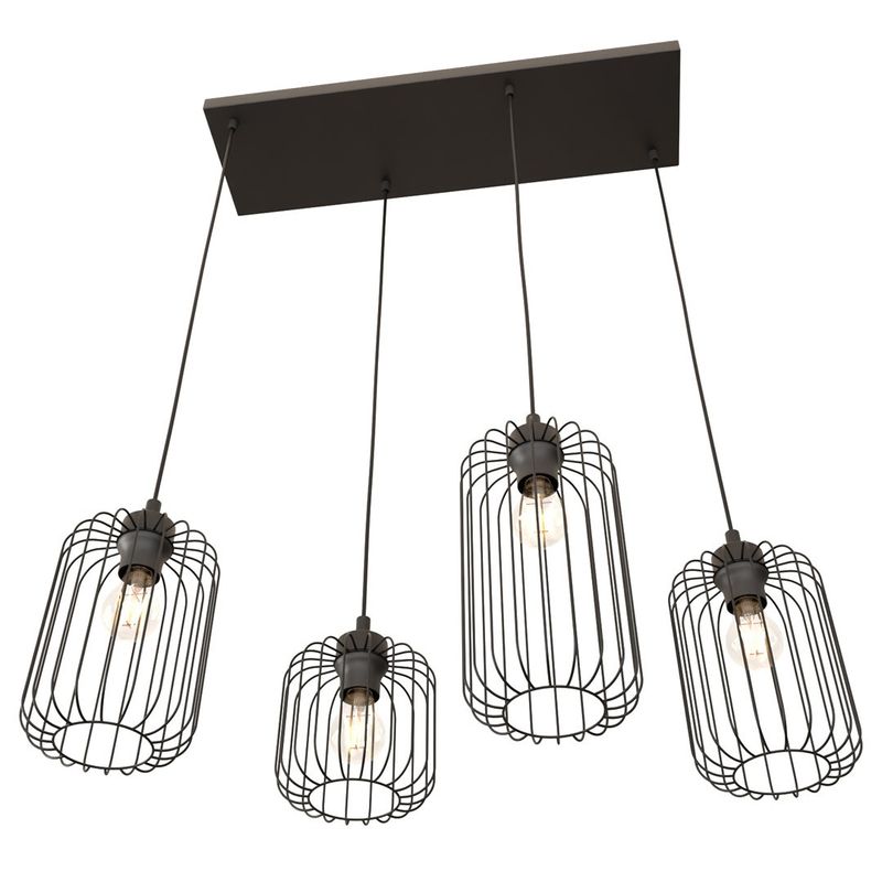Emibig Lighting Taklampa VANDER 4 BL
