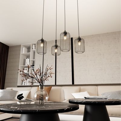 Emibig Lighting Taklampa VANDER 4 BL