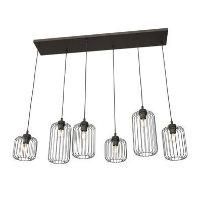 Emibig Lighting Taklampa VANDER 6 BL