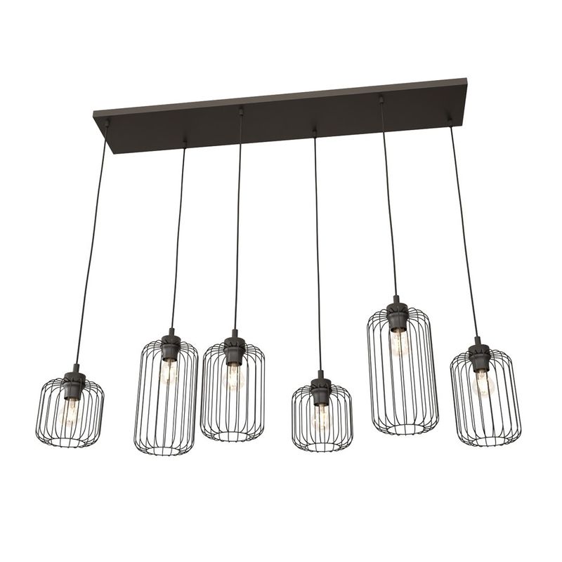 Emibig Lighting Taklampa VANDER 6 BL