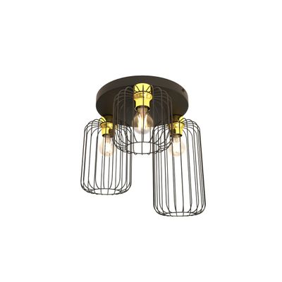 Emibig Lighting Taklampa BARN 3PREM BL GULD