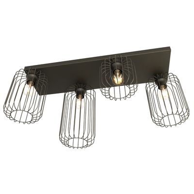 Emibig Lighting Taklampa BARN 4 BL