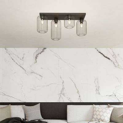 Emibig Lighting Taklampa BARN 4 BL