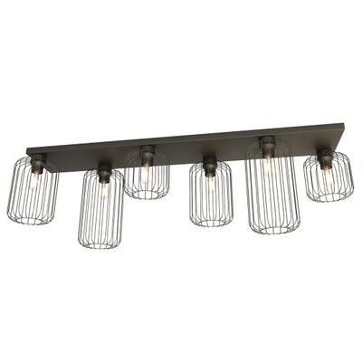 Emibig Lighting Taklampa BARN 6 BL