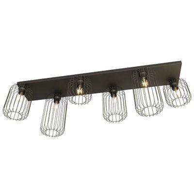 Emibig Lighting Taklampa BARN 6 BL