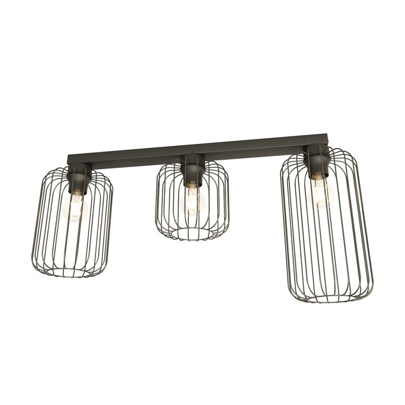 Emibig Lighting Taklampa BARN 3 BL