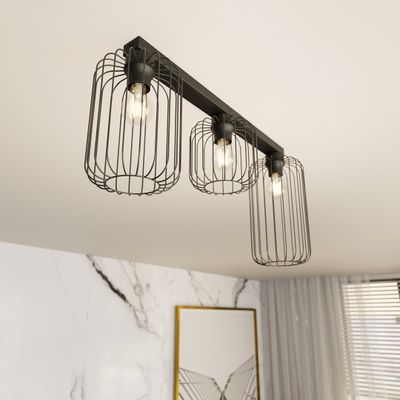 Emibig Lighting Taklampa BARN 3 BL