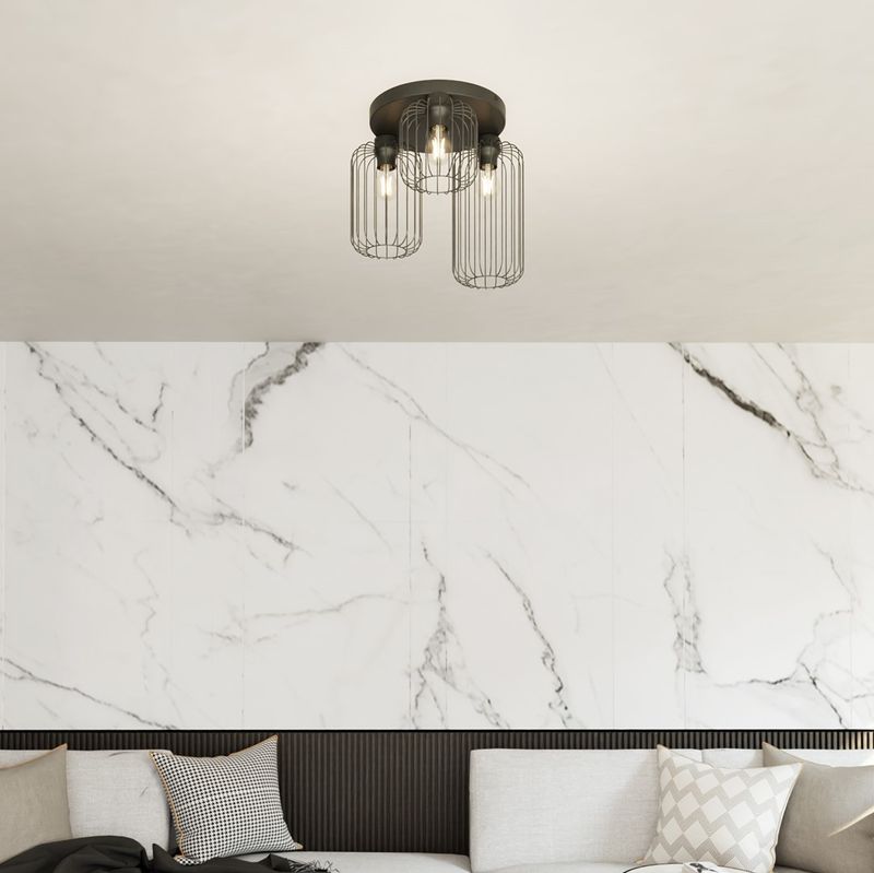 Emibig Lighting Taklampa BARN 3PREM BL