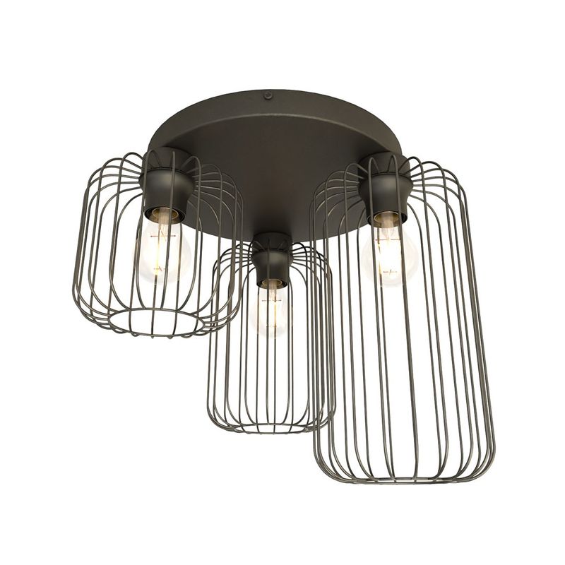 Emibig Lighting Taklampa BARN 3PREM BL