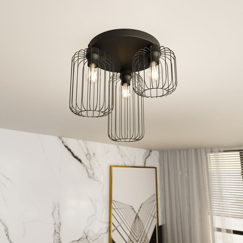 Emibig Lighting Taklampa BARN 3PREM BL