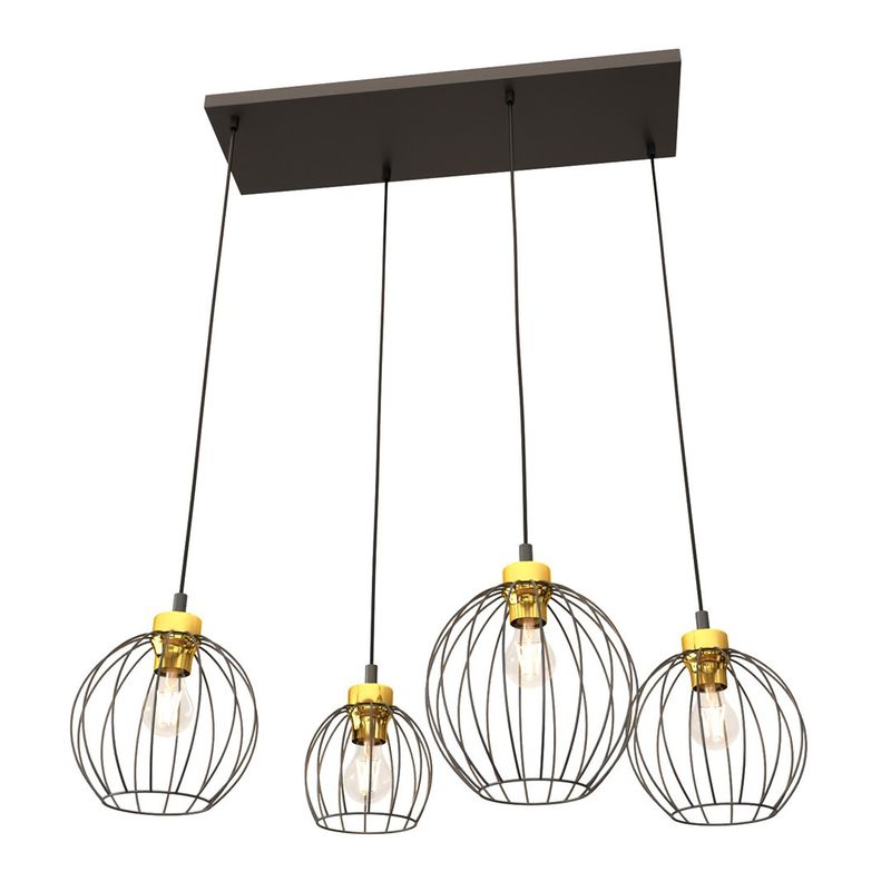 Emibig Lighting Taklampa NANDO 4 BL GULD