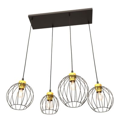 Emibig Lighting Taklampa NANDO 4 BL GULD