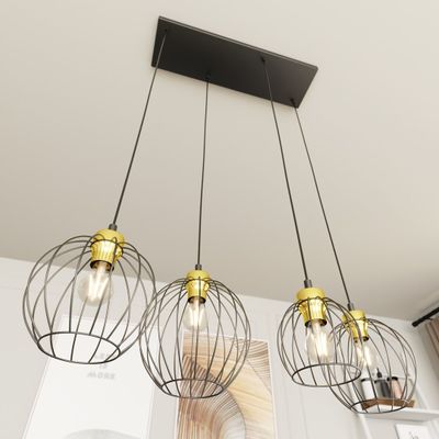 Emibig Lighting Taklampa NANDO 4 BL GULD