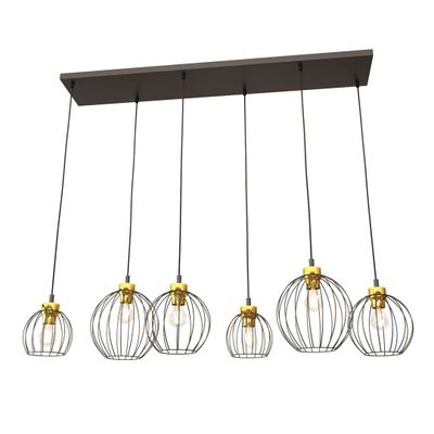 Emibig Lighting Taklampa NANDO 6 BL GULD