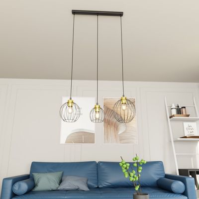 Emibig Lighting Taklampa NANDO 3 BL GULD