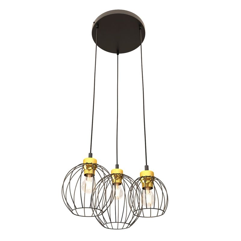 Emibig Lighting Taklampa NANDO 3PREM BL GULD