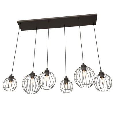 Emibig Lighting Taklampa NANDO 6 BL