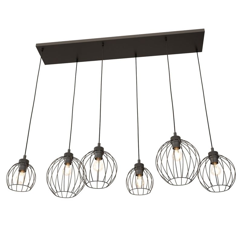 Emibig Lighting Taklampa NANDO 6 BL