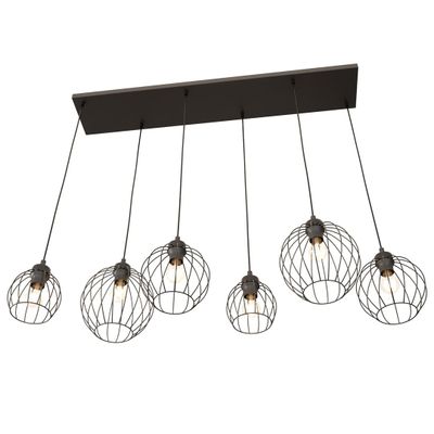 Emibig Lighting Taklampa NANDO 6 BL