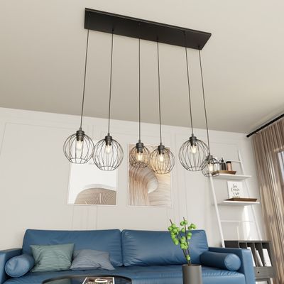 Emibig Lighting Taklampa NANDO 6 BL